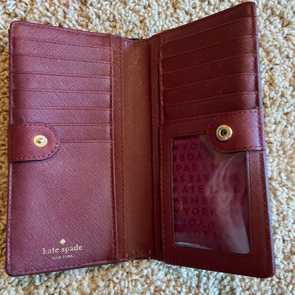 Kate spade large bifold wallet